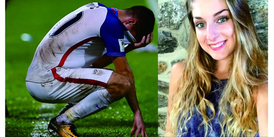 Senyum Manis Kekasih Christian Pulisic Jadi Pelipur Lara Meski Gagal ke Piala Dunia 2018