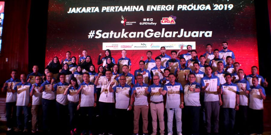 Proliga 2018-2019 - Daftar Skuat Tim Putra dan Putri Jakarta Pertamina Energi