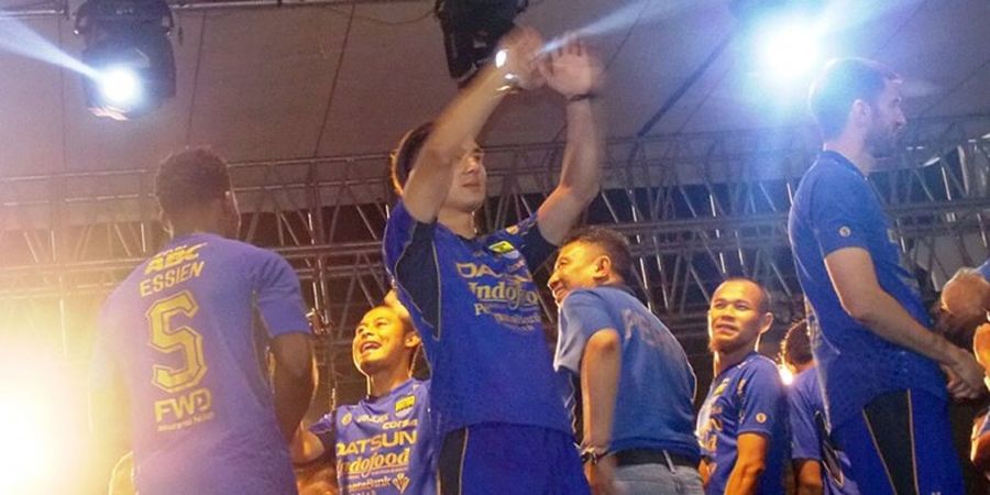 Kim Jeffrey Terkesan Kemeriahan Launching Persib