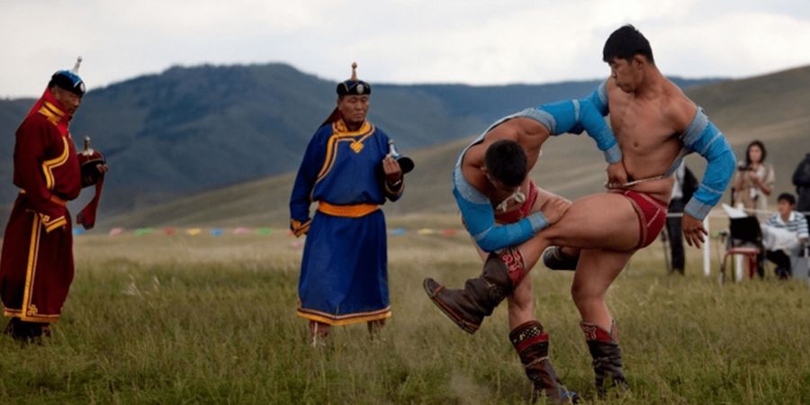 Bukan Sekadar Aktivitas Atletis, Gulat Wujudkan Tradisi dan Budaya Mongolia