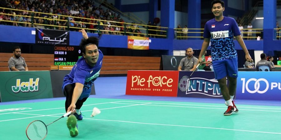 Kejuaraan Beregu Asia 2018 - Ahsan/Angga Gandakan Keunggulan Indonesia atas China