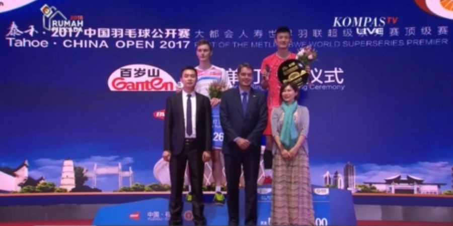Setelah Menunggu 25 Bulan, Akhirnya Chen Long Pecah Telur di China Open 2017