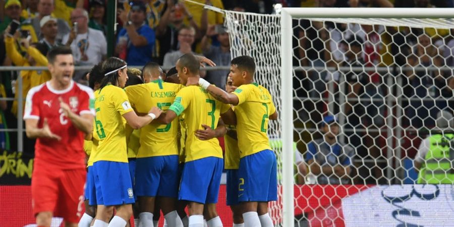 Hasil Piala Dunia 2018 - Juara Grup, Brasil Tantang Meksiko di Babak 16 Besar