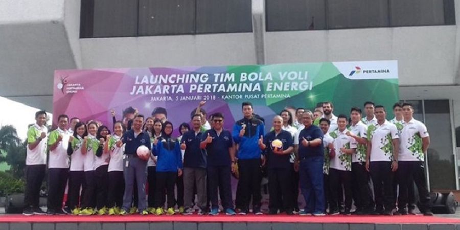 Jelang Proliga 2018, Tim Putra dan Putri Pertamina Energi Diperkenalkan