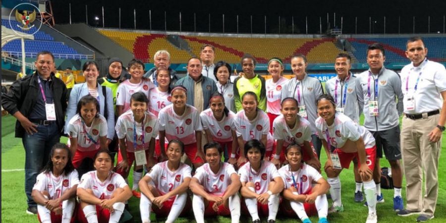 Sepak Bola Asian Games 2018 - Timnas Putri Indonesia Kalah 0-12 dan Gagal Lolos ke 16 Besar