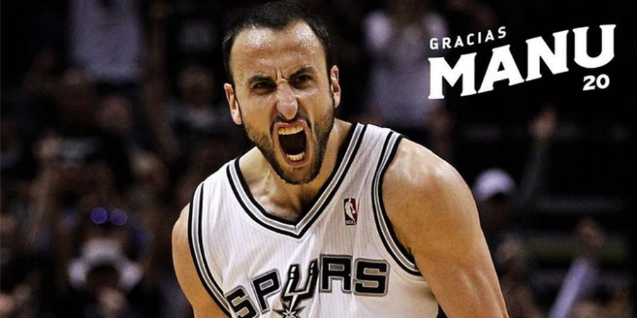 San Antonio Spurs Resmi Pensiunkan Nomor Punggung Manu Ginobili