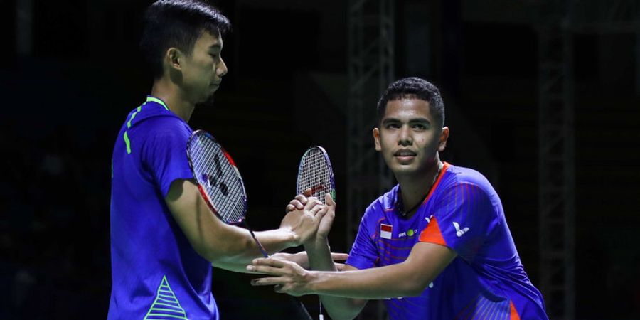 Bangka Belitung Indonesia Masters 2018 - Bertemu Juara Dunia, Rian/Frengky Lakukan Persiapan untuk Lolos ke Final