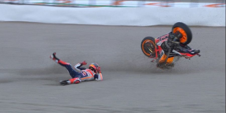 MotoGP Valencia 2018 - Sudah Jalani Pemeriksaan, Marc Marquez Ceritakan Kondisi Kesehatannya