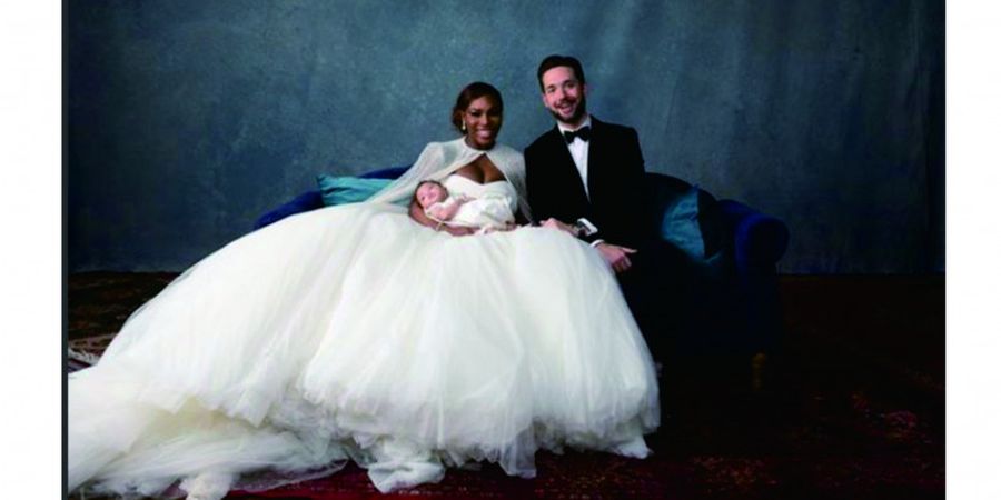 Mencengangkan! Harga Gaun Pernikahan Serena Williams Bisa untuk Membeli Rumah Mewah