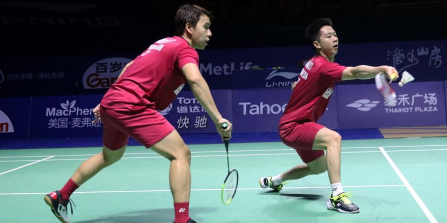 Marcus/Kevin Jadi Satu-satunya Juara Bertahan yang ke Final China Terbuka