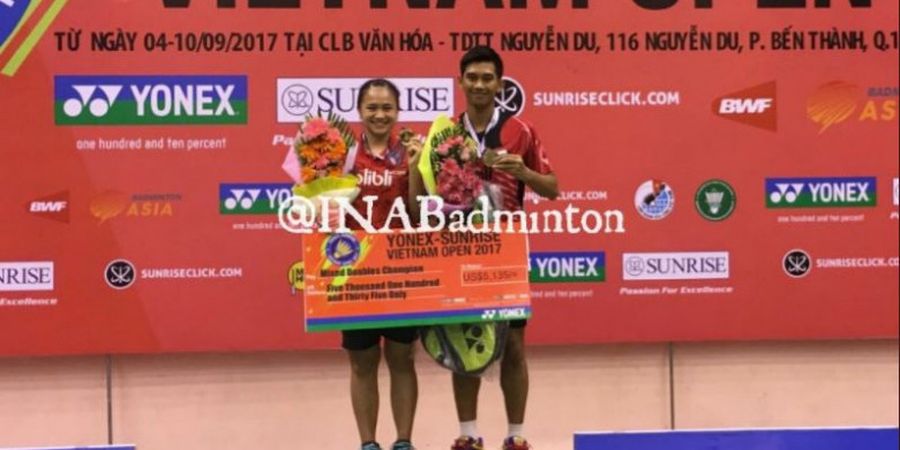 Vietnam Open 2017 - Raih Gelar Juara Sektor Ganda Campuran, Ini Ungkapan Perasaan Alfian/Melati