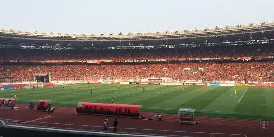 Persija Vs Persela - Lautan Orange di SUGBK