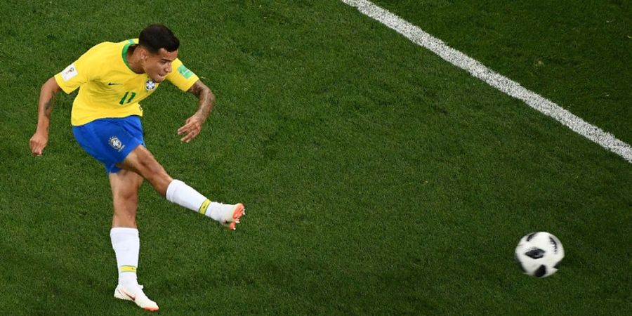 Babak Pertama Brasil Vs Swiss - Tim Samba Unggul Lewat Tembakan Fantastis Philippe Coutinho