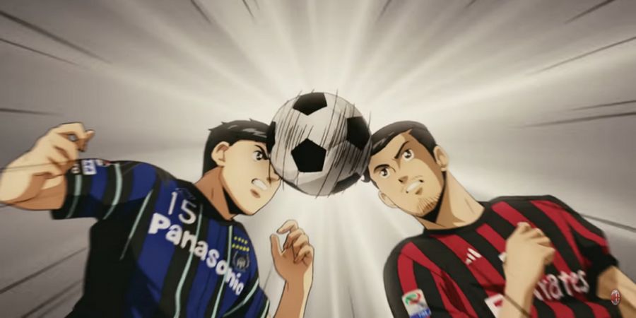 Pencipta Captain Tsubasa Buatkan Anime Pemain AC Milan Berhadapan dengan Gamba Osaka
