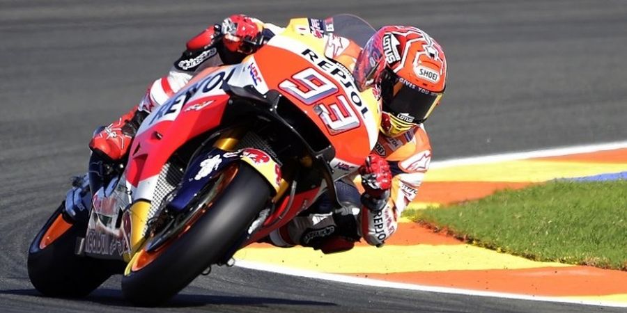 Meski Terjatuh, Marquez Jadi yang Tercepat pada Latihan Ke-4 GP Valencia