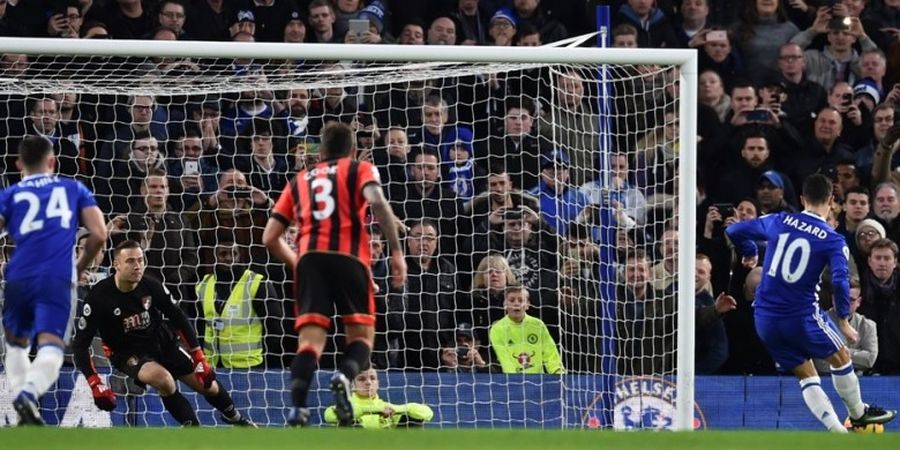 Eden Hazard Ternyata Bukan Eksekutor Penalti Terbaik Chelsea