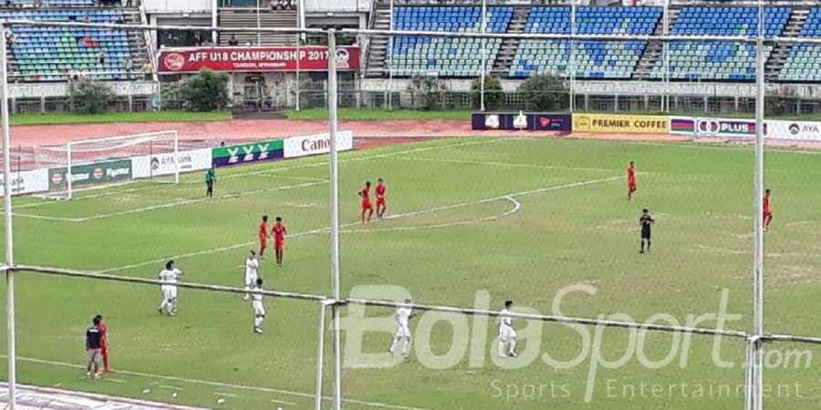 Timnas U-19 Indonesia Unggul Cepat  1-0 atas Myanmar