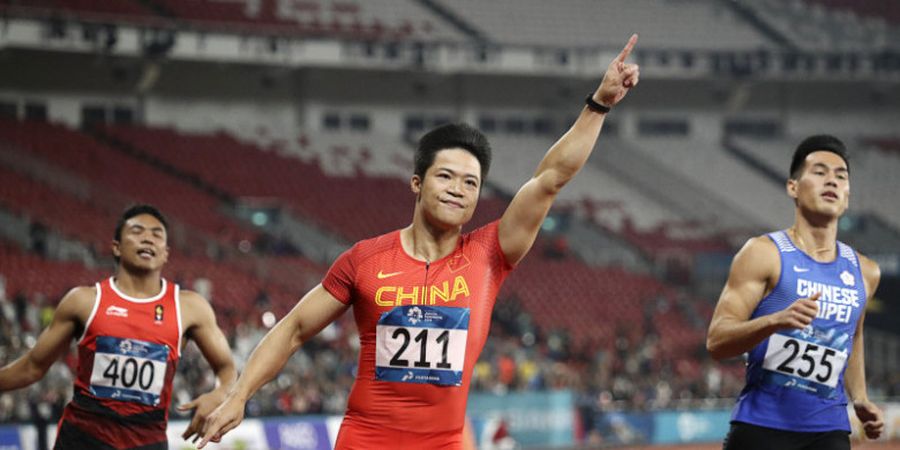 Atletik Asian Games 2018 - Sprinter Peraih Emas Ini Yakin Rekor Asia Miliknya Akan Dipecahkan