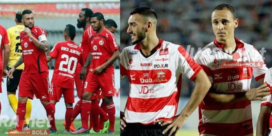 Semen Padang Vs Madura United - Tren Kemenangan Tim Tamu Terhenti