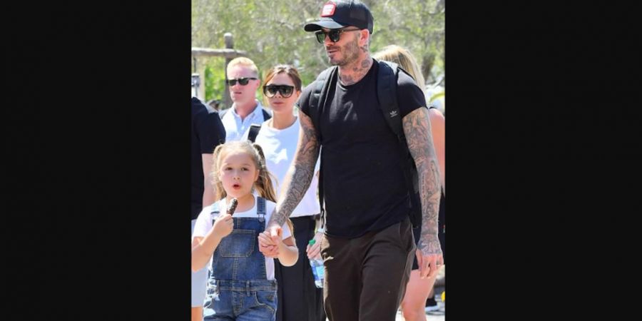 So Sweet! Begini Perlakuan David Beckham pada Putrinya Saat Akan Makan Siang