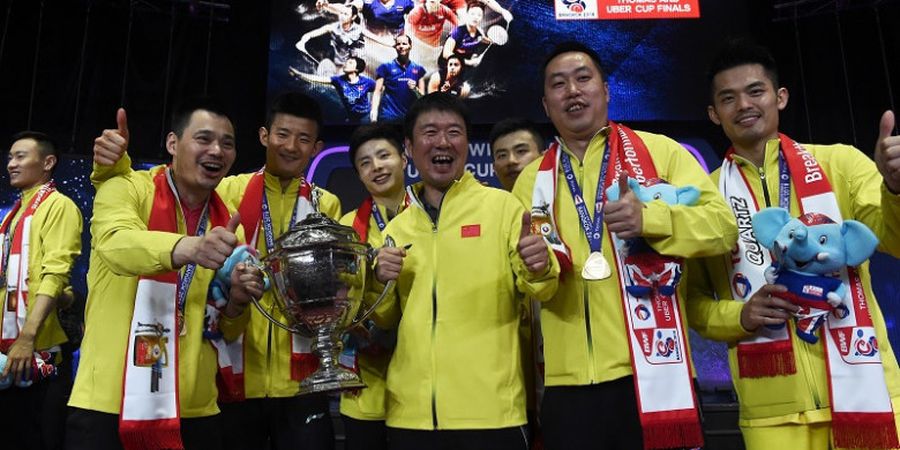 Ini yang Pertama Kali Dilakukan Pelatih China Begitu Tahu Skuatnya Juara Piala Thomas 2018