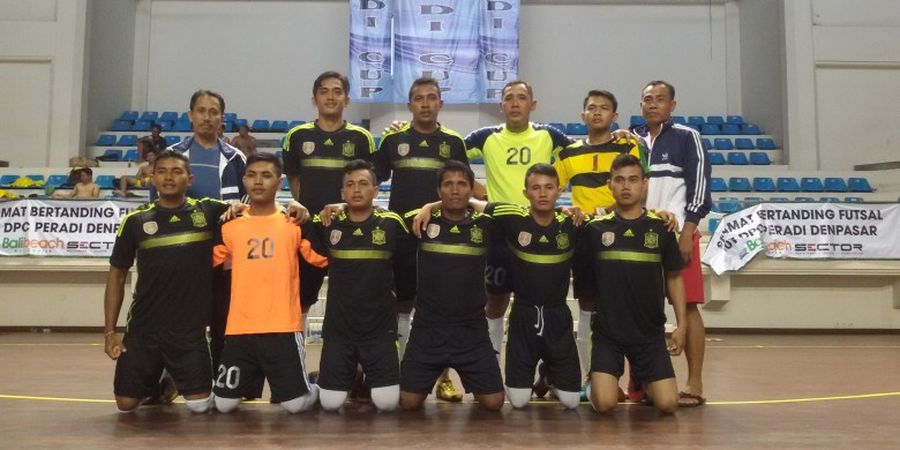 Diperkuat Striker Bali United, Tim Futsal Polda Bali Juara Peradi Cup 2016