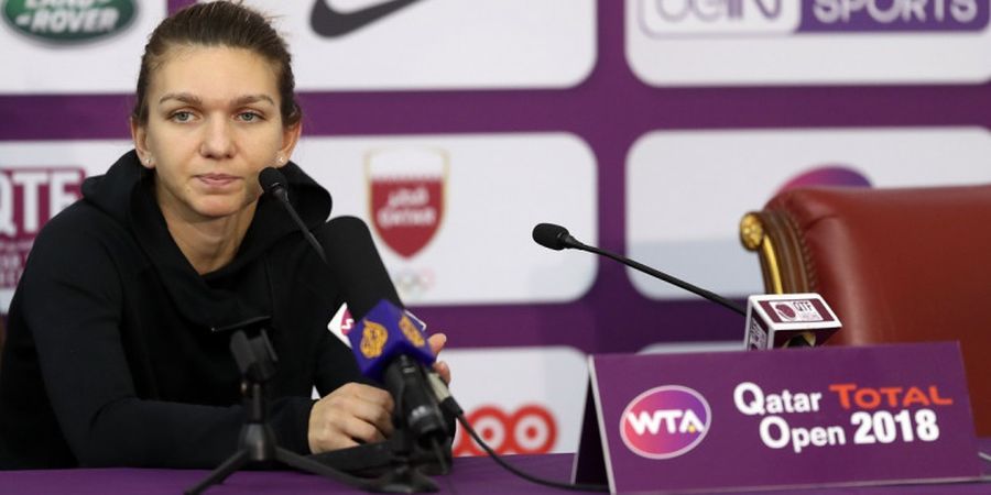 Cedera Kaki Paksa Simona Halep Undur Diri dari Qatar Open 2018