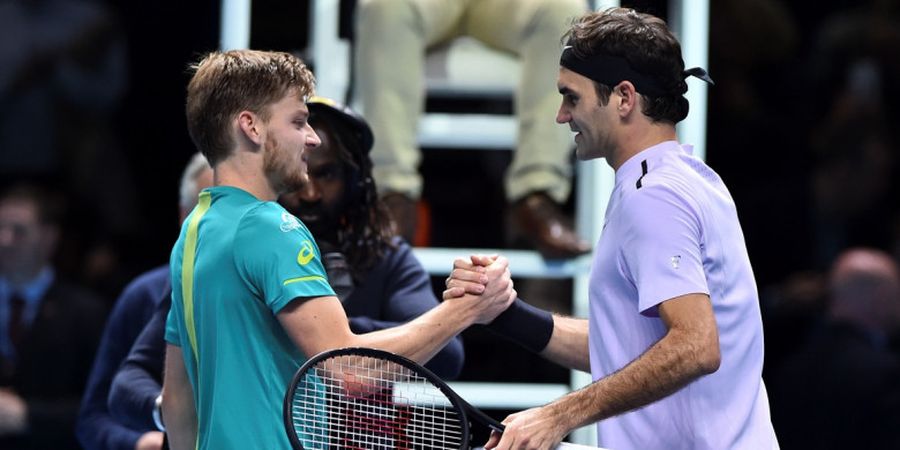 Buat Kejutan, David Goffin Kalahkan Federer untuk Maju ke Final ATP Finals 2017