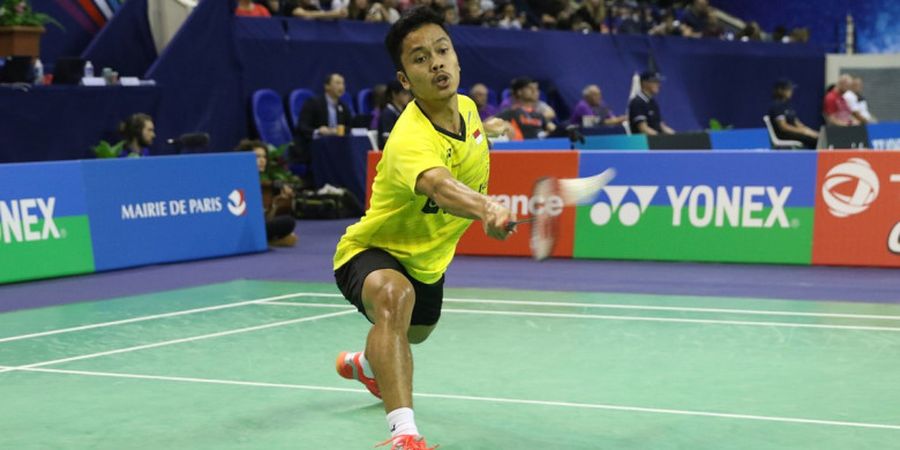 French Open 2017 - Gagal Manfaatkan Kesempatan, Anthony Ginting Akhirnya Ditikung Pemain Jepang Ini