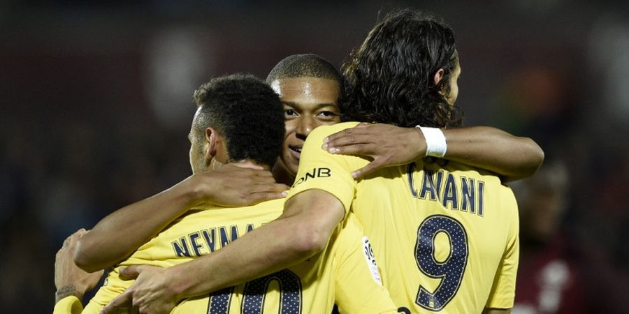 Cavani, Mbappe, dan Neymar Bawa PSG Remukkan 10 Pemain Tim Juru Kunci Liga Prancis