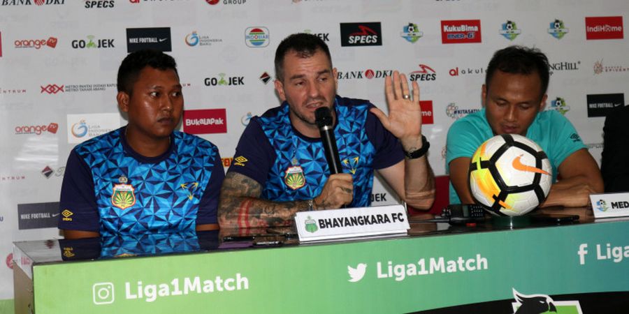 Setelah Dikalahkan Persija, Pelatih Bhayangkara FC Minta Maaf ke Marko Simic