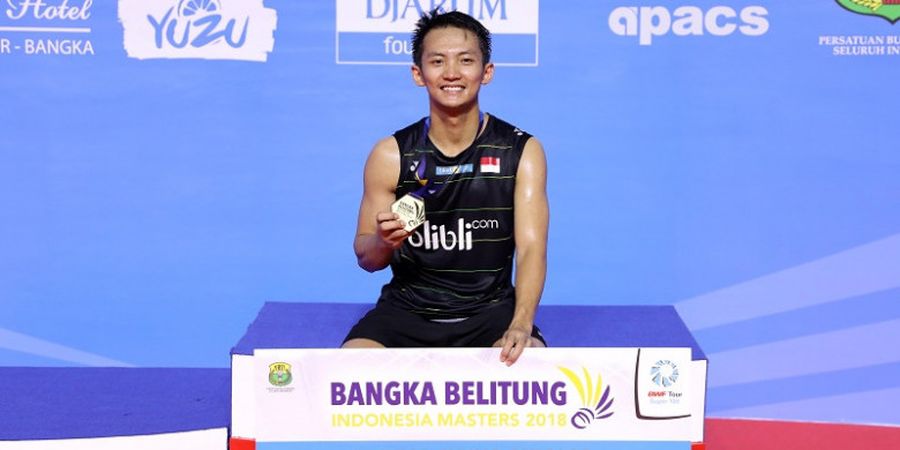 Ihsan Maulana Bertakhta di Bangka Belitung Indonesia Masters 2018