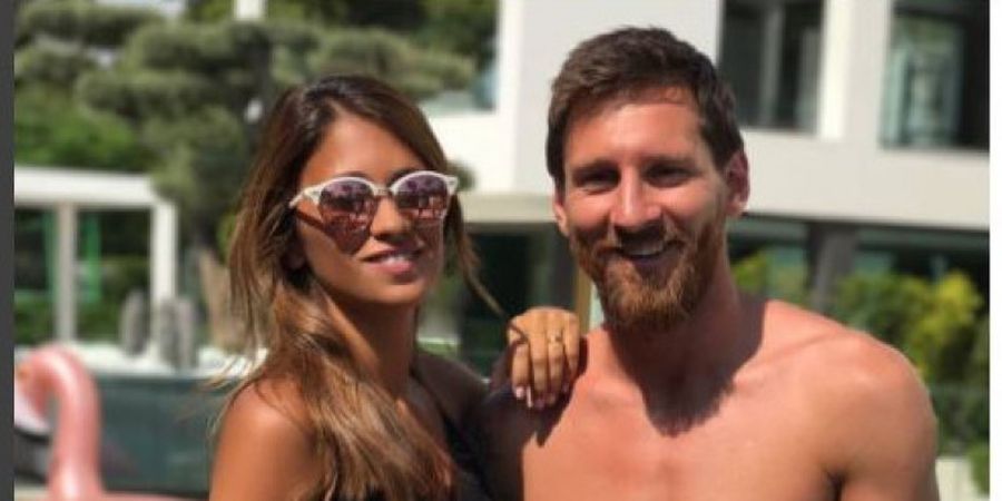 Barcelona Menang 5-0, Istri Lionel Messi Menikmati Shopping Cantik 
