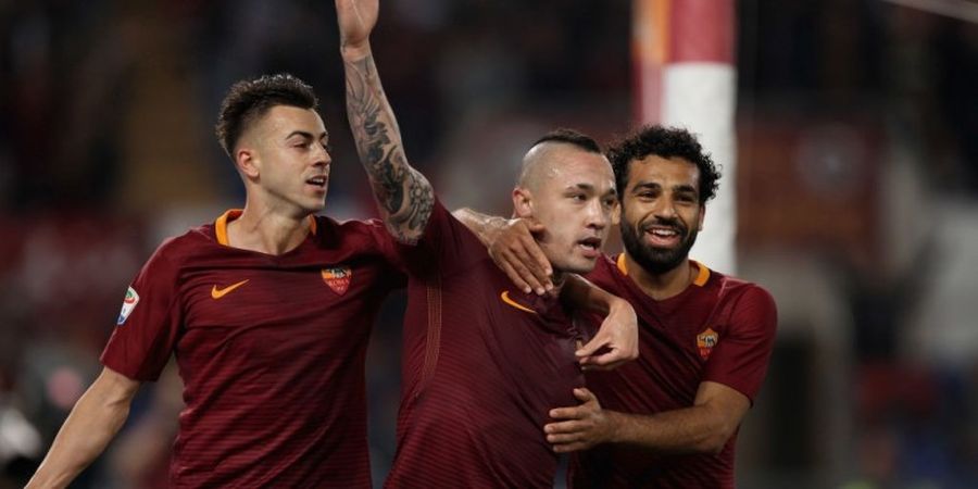 AS Roma 2016-2017, Rekor Bertebaran