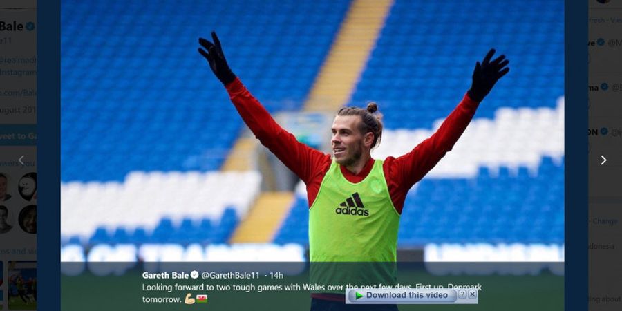 UEFA Nations League - Wales Vs Denmark, Bukan Sekedar Duel Gareth Bale Melawan Christian Eriksen