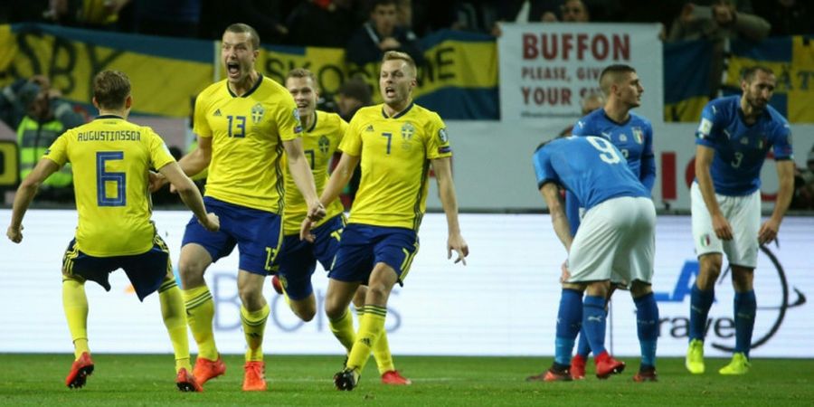 Swedia Vs Italia - Gol Tunggal Pemain Pengganti Bikin Gli Azzurri Terjepit