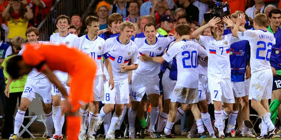 Laga Legendaris Timnas Rusia 10 Tahun Lalu, Kalahkan Belanda di Euro 2008