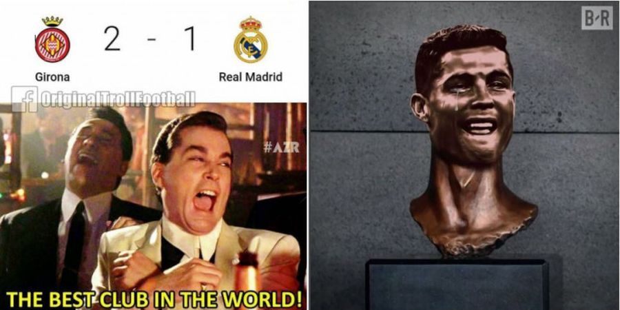 Real Madrid Vs Girona - Perih, Kalah Mengejutkan, Real Madrid Dihujani 7 Meme Ngenes Ini