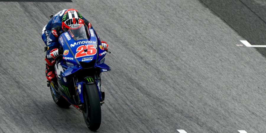 Maverick Vinales Pamerkan Motor dengan Nomor Barunya