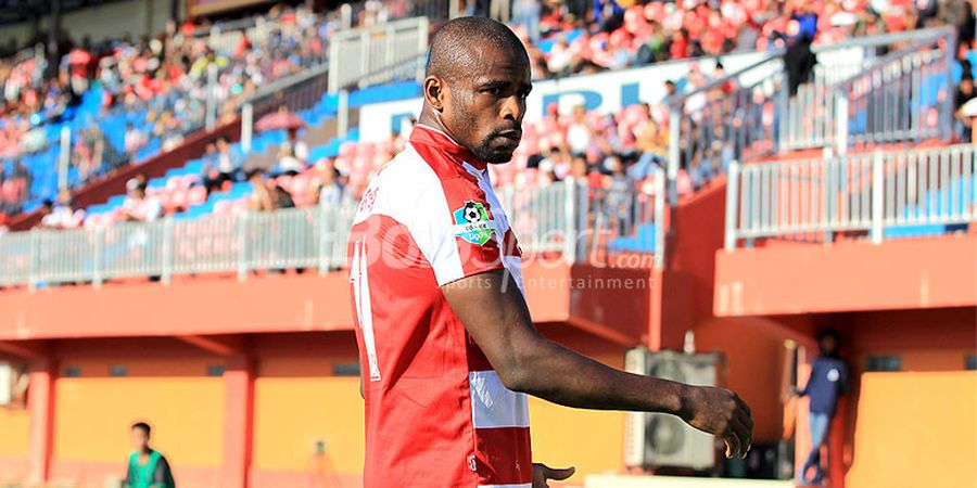 Greg Nwokolo Putus Catatan Buruk saat Madura United Sikat Mitra Kukar