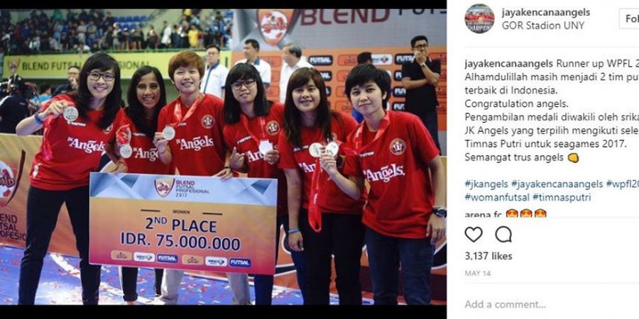 GALERI FOTO - 5 Srikandi JK Angels akan Harumkan Nama Indonesia pada Sea Games 2017