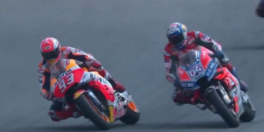 MotoGP Thailand 2018 - Andrea Dozioso Kecewa Ditikung Marc Marquez Saat Lap Terakhir