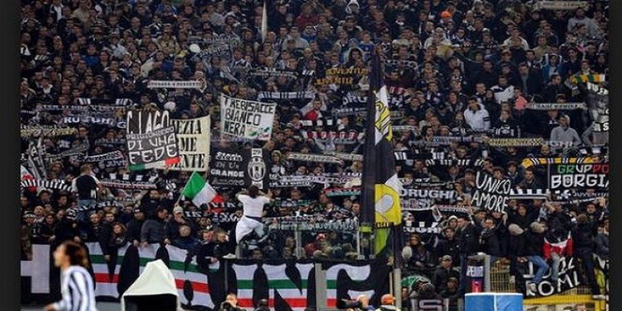 Ultras Juventus Berikan Koreografi Ini saat Laga Kontra Tottenham Hotspur