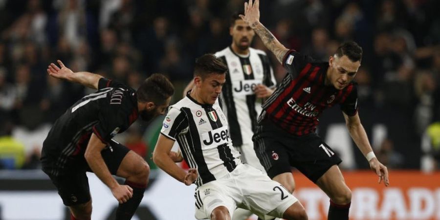 Susunan Pemain dan Link Streaming AC Milan Vs Juventus - Siapa Lebih Tajam, Higuain atau Duet Suso dan Kalinic?