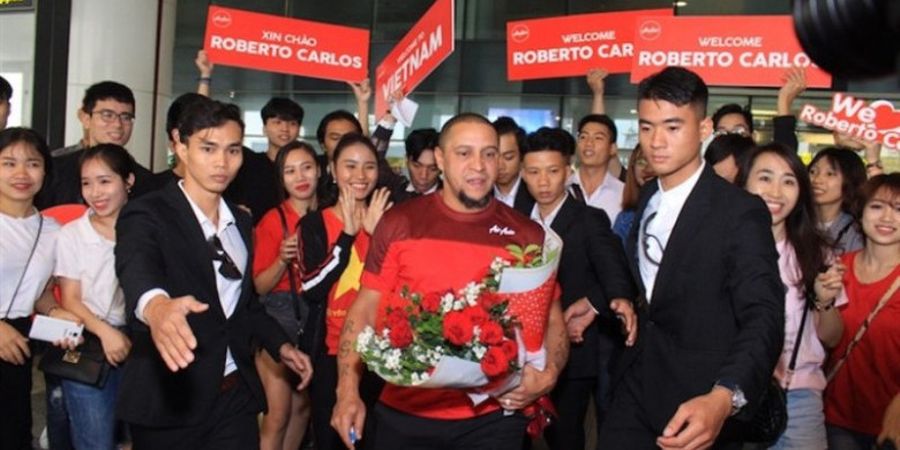 Eks Bek Kiri Real Madrid, Roberto Carlos Jadi Saksi Kekalahan Timnas Malaysia dari Vietnam di Piala AFF 2018