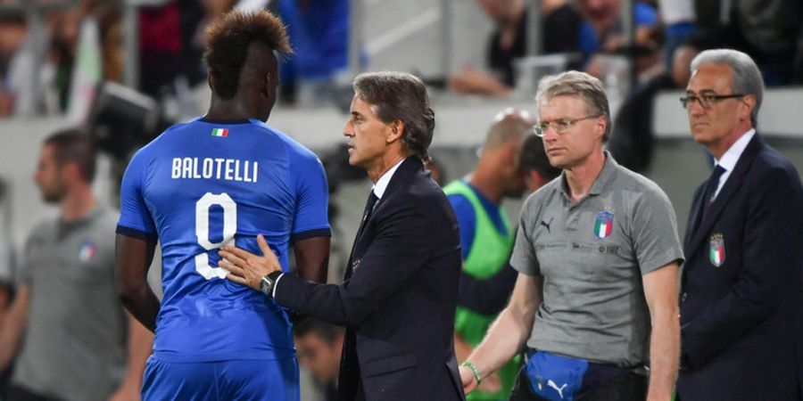 Roberto Mancini Pastikan Tak Bawa Mario Balotelli ke Timnas Italia