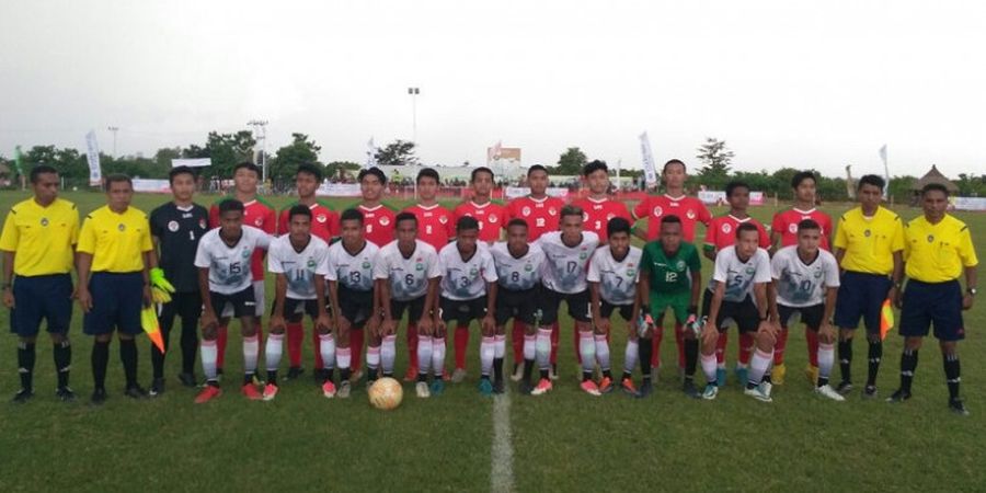 Akhiri Tur, Tim Pelajar U-16 Indonesia Tahan Timnas U-16 Timor Leste 