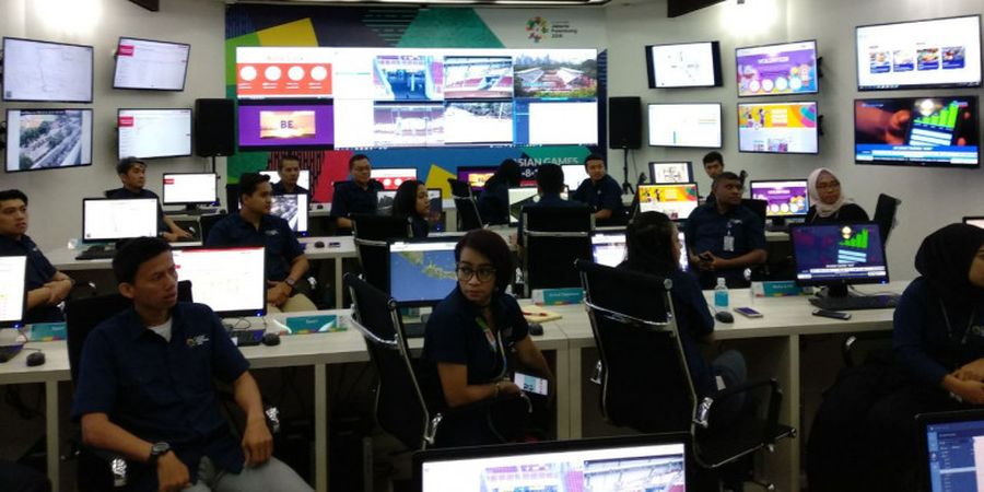 Asian Games 2018 - Main Operation Center di Kantor Inasgoc Diresmikan Jusuf Kalla