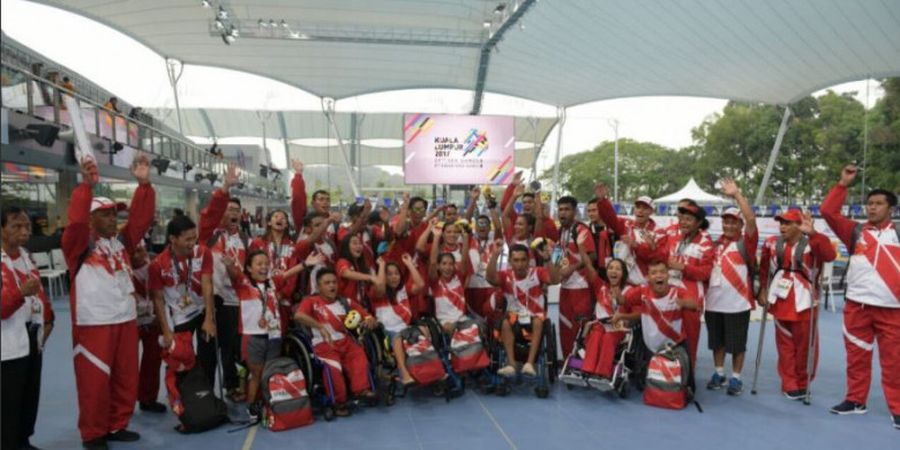 ASEAN Para Games 2017 - Indonesia Ungguli Malaysia Jadi Pemuncak Klasemen Sementara Perolehan Medali