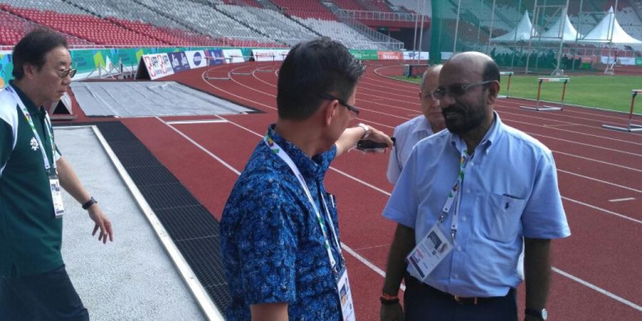 Test Event Asian Games 2018 - Langkah PB PASI soal Kesalahan Penempatan Bak Pasir Lompat Jauh di SUGBK